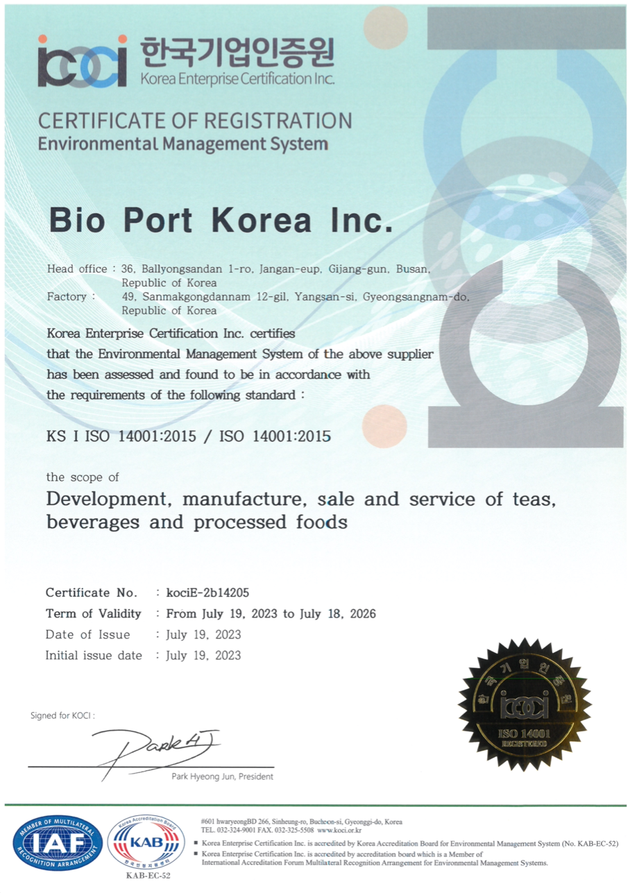 ISO 14001 - Gijang, Yangsan