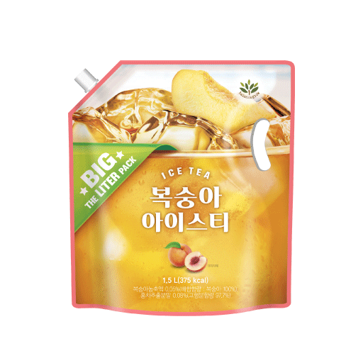 1.5L) peach iced tea