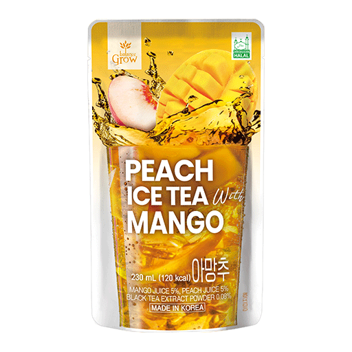 Peach Ice Tea with Mango