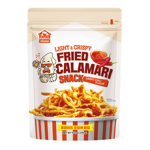 Fried Calamari Snack Sweet Chili Flavor